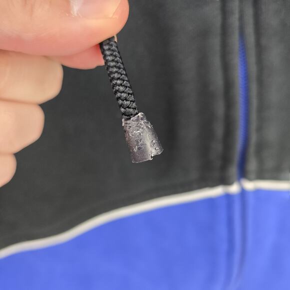 Vintage Jordan Brand Full Zip Sweatshirt Mens Large Blue Black Hoodie Y2K - Picture 6 of 13